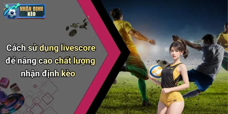 Cách sử dụng livescore để nâng cao chất lượng nhận định kèo