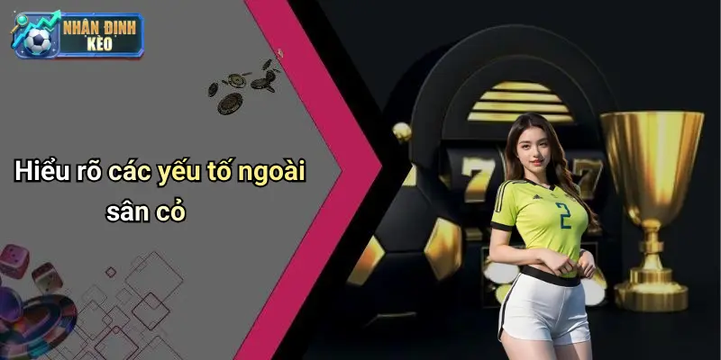 Hiểu rõ các yếu tố ngoài sân cỏ