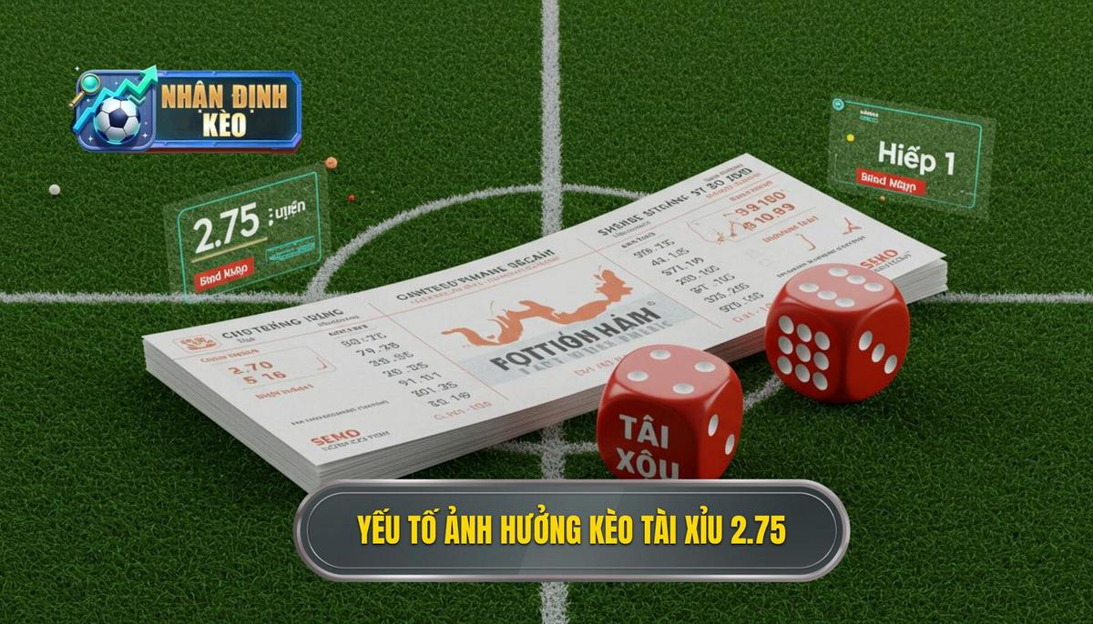 Phân Tích Các Yếu Tố Ảnh Hưởng Đến Kèo tài xỉu 2.75 hiệp 1