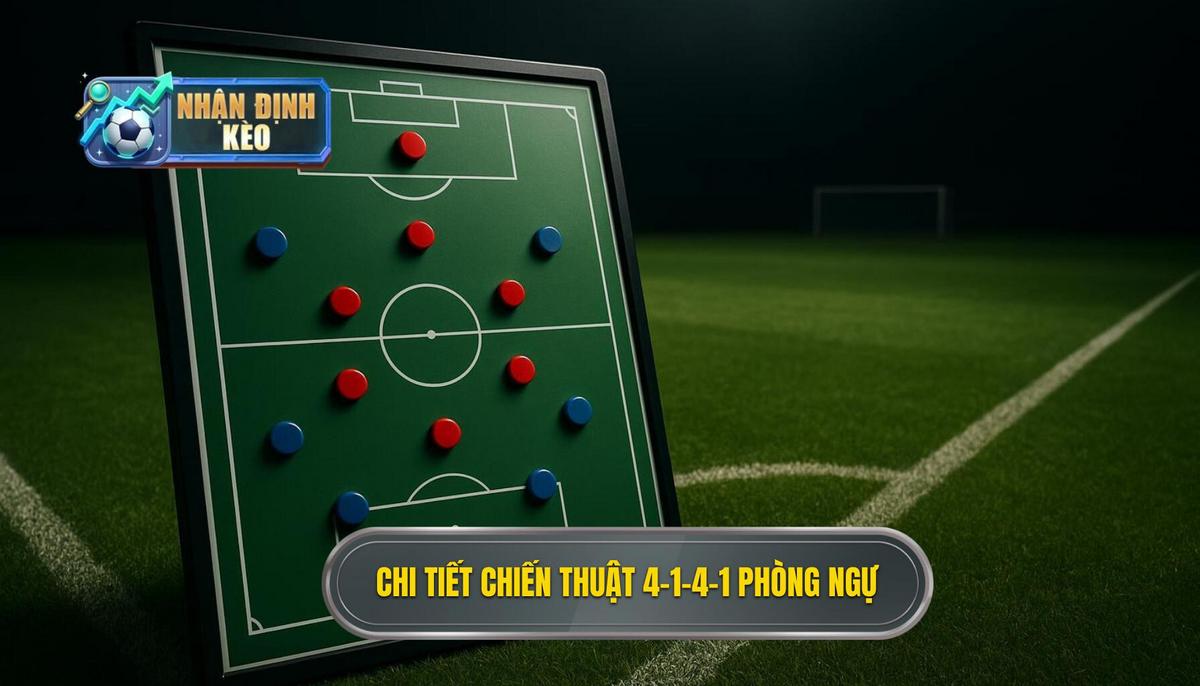 Triển Khai Chiến Thuật Phòng Ngự 4-1-4-1 Chi Tiết