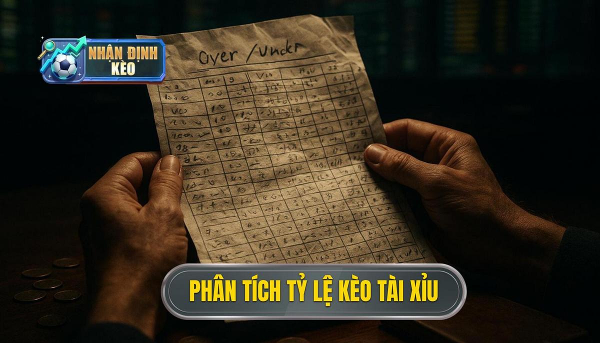 Phân tích các tỷ lệ phổ biến trong kèo tài xỉu cả trận