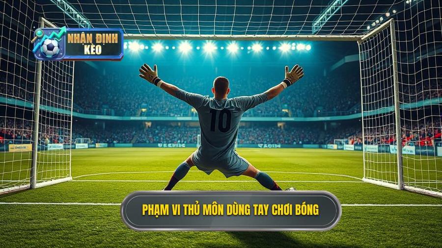 1. Phạm vi thủ môn dùng tay chơi bóng
