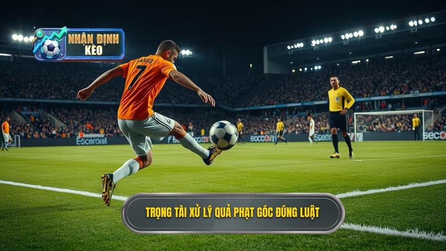 2. Trọng tài xử lý quả phạt góc đúng luật