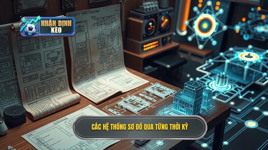 2. Các hệ thống sơ đồ qua từng thời kỳ