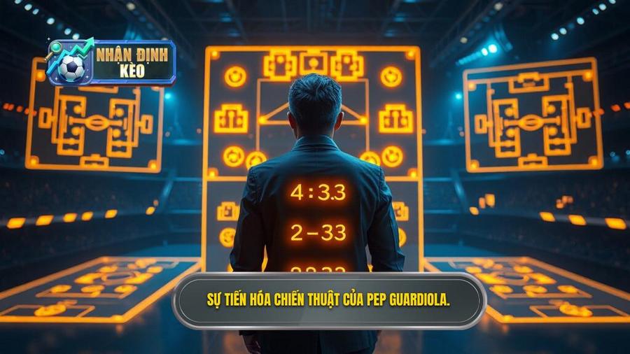 2. Sự tiến hóa chiến thuật của Pep Guardiola.